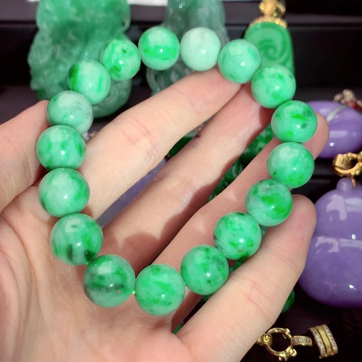 未镶嵌手串翡翠手串