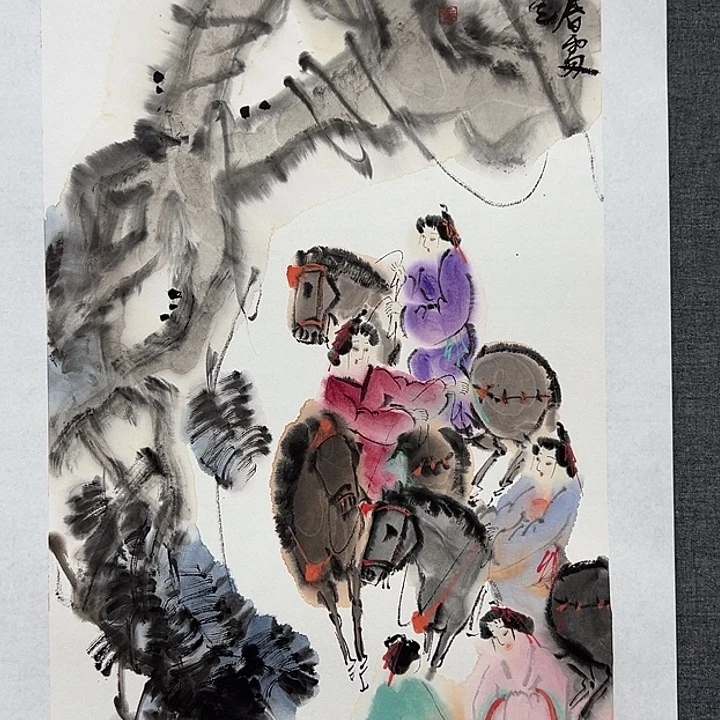 国画书画作品多次