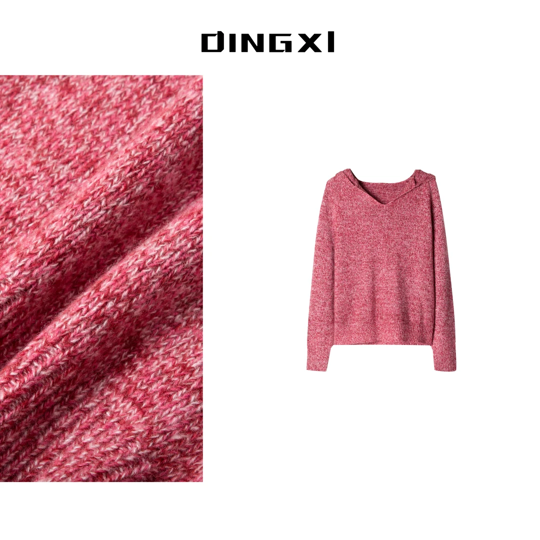 【水光毛衣】针织羊毛衫宽松型宽松气质保暖花纱秋冬时尚