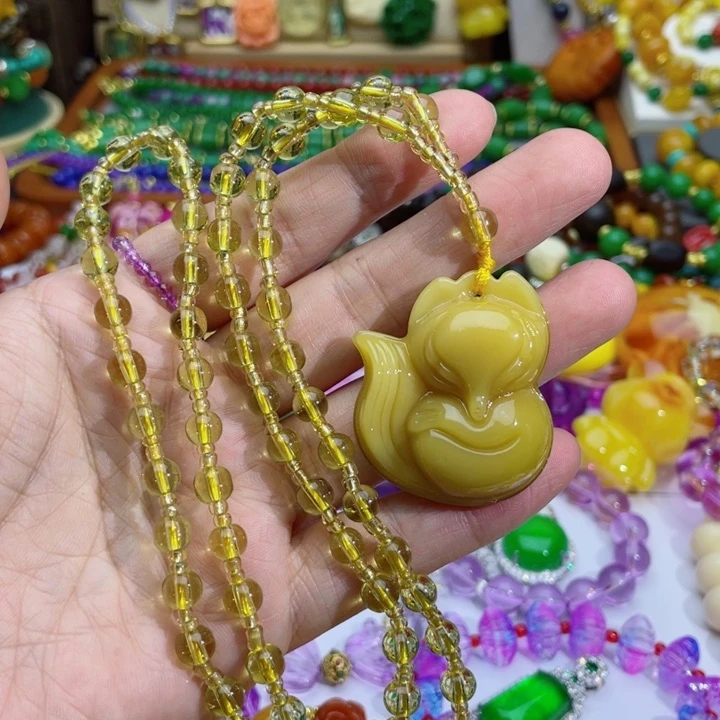 树脂制品30号九尾项链