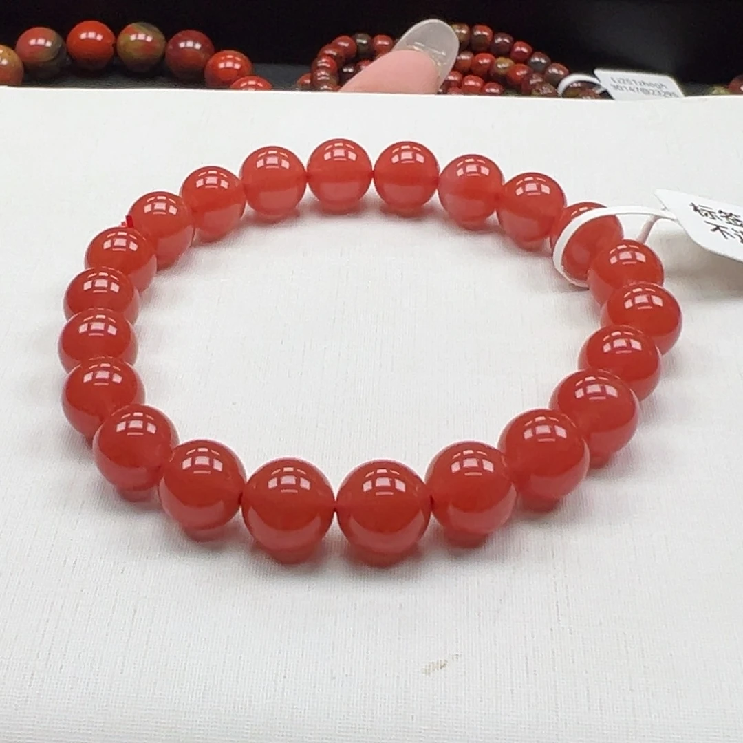 手链未镶嵌南红玛瑙保山滴水洞手串8mm+