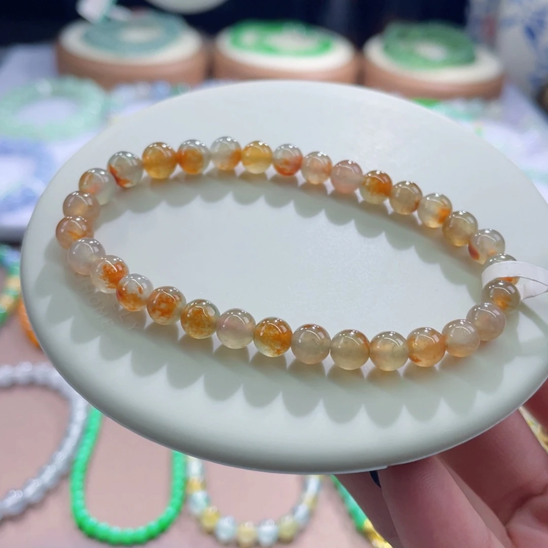 未镶嵌手链翡翠枫叶红