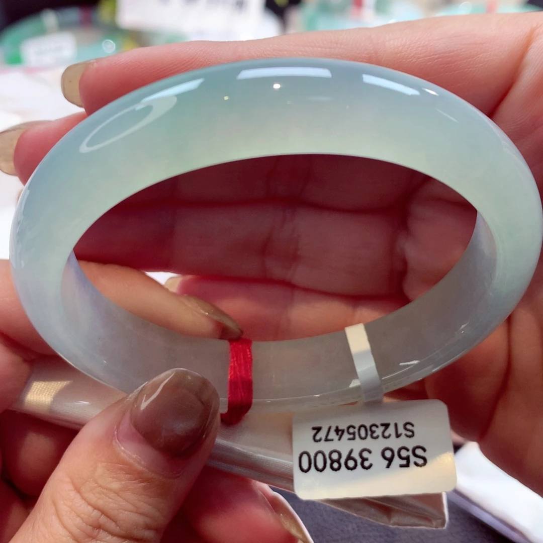 未镶嵌手镯翡翠上新冰胶细腻大贵妃38号11