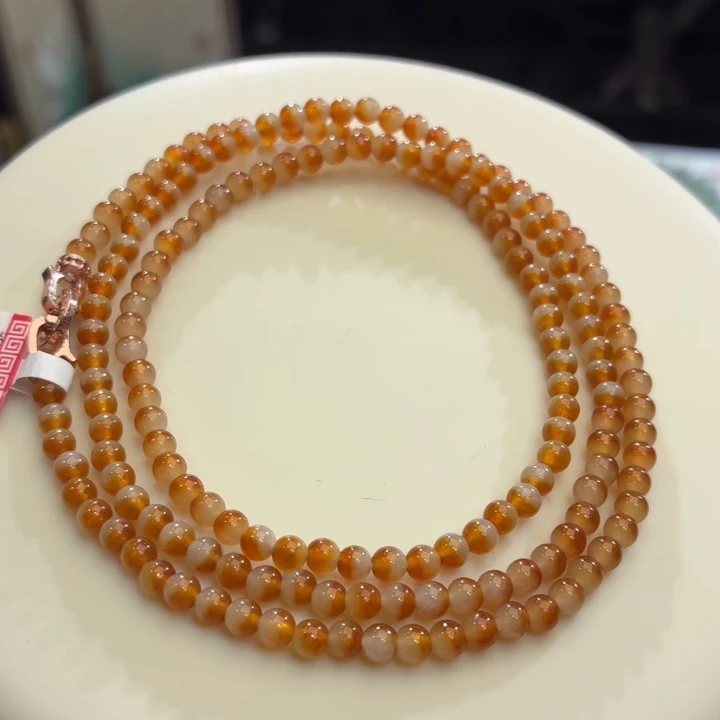 翡翠未镶嵌手链冰胶聚宝盆卡3. 5