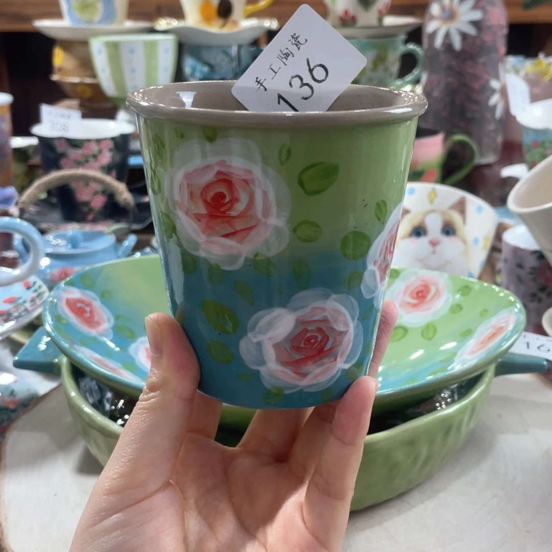 景德镇手工陶瓷杯136