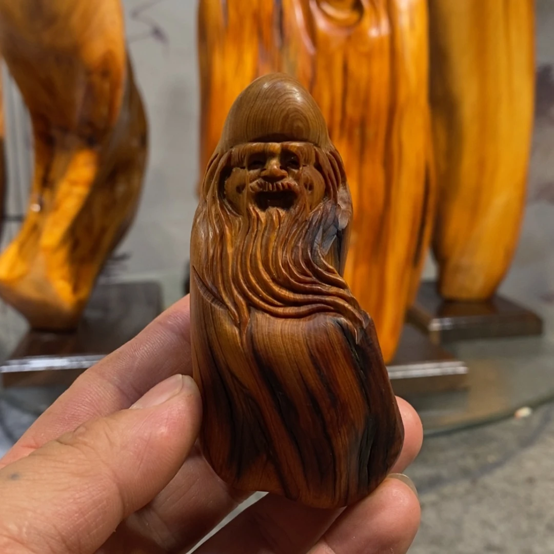 【闪购商品】柏木（崖柏）根雕木雕工艺品摆件家居满十送一手把件