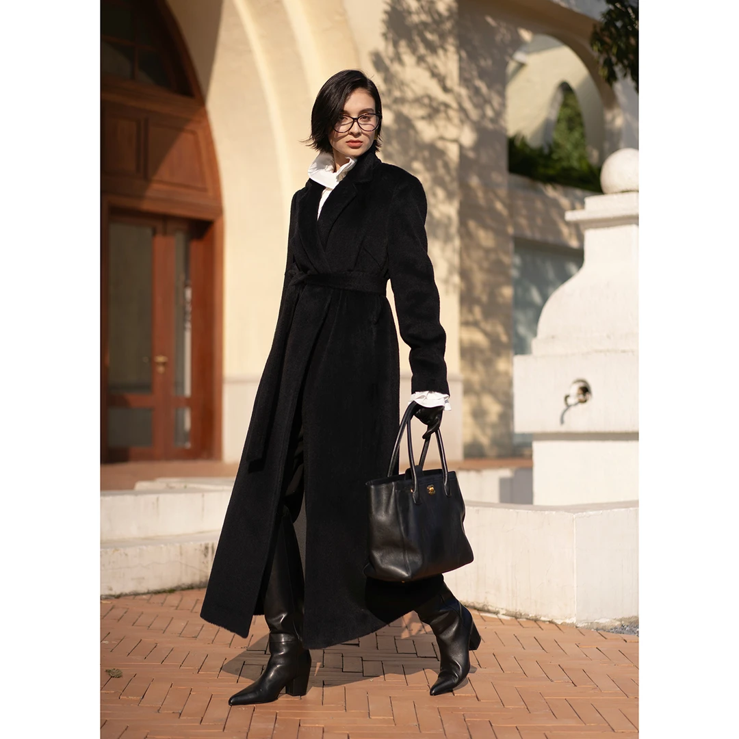 【比利弗进阶】超奢超轻1oo%小骆驼绒 精英极简长期主义长大衣