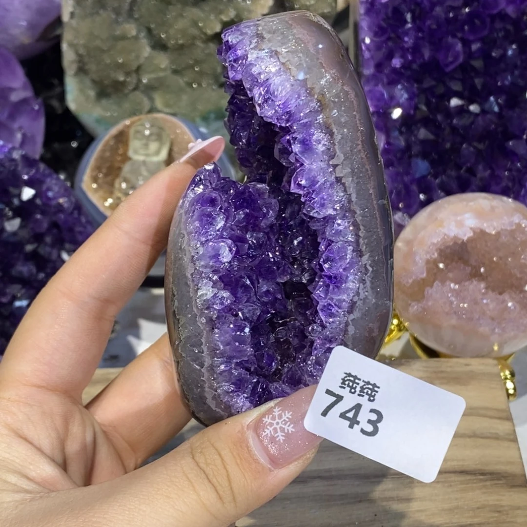 未镶嵌紫晶大型摆件（非配饰）全抛