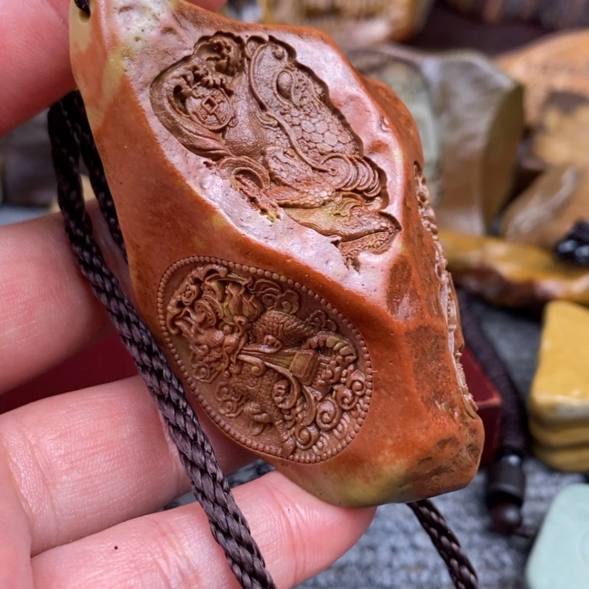 【闪购商品】原石雕刻手把件