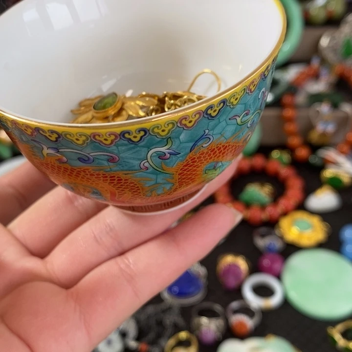 语***宝杯瓷器杯子漂亮漂亮