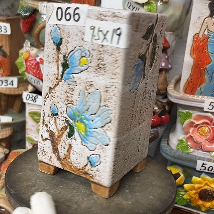 粗陶材质多肉花盆