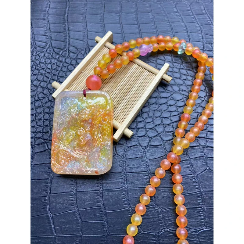 C183典藏系列s级磨砂化春彩雕刻高货吊坠 多样性发一