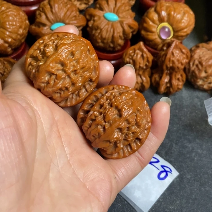 文玩核桃把件狮子728