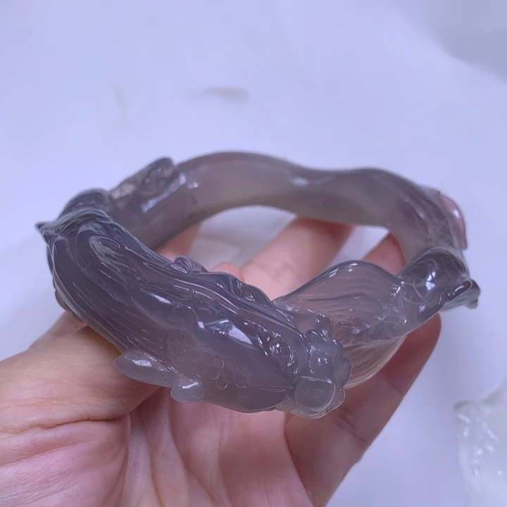 玛瑙/玉髓手镯未镶嵌落**方