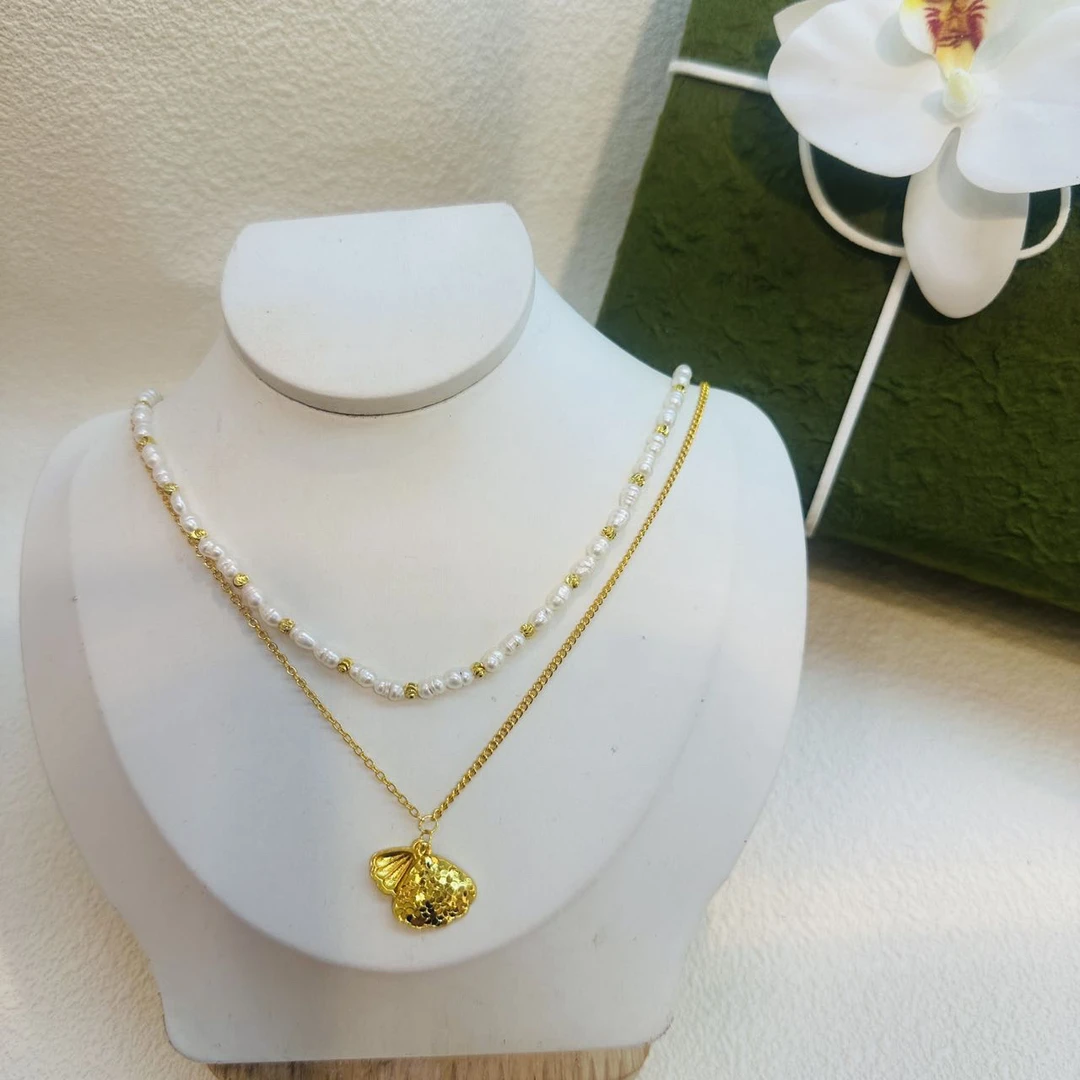 铜合金项链 3197号新款个性项链金色长