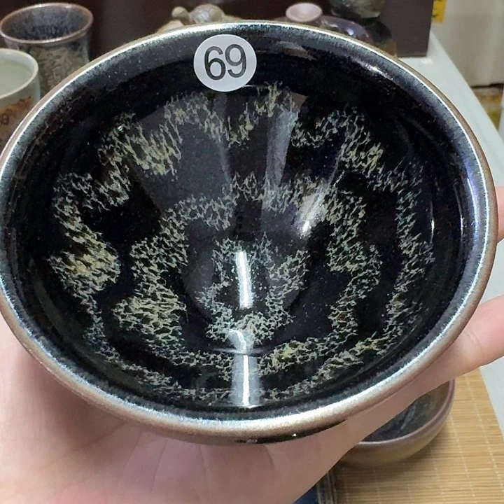 茶盏69坚记茶盏摆件