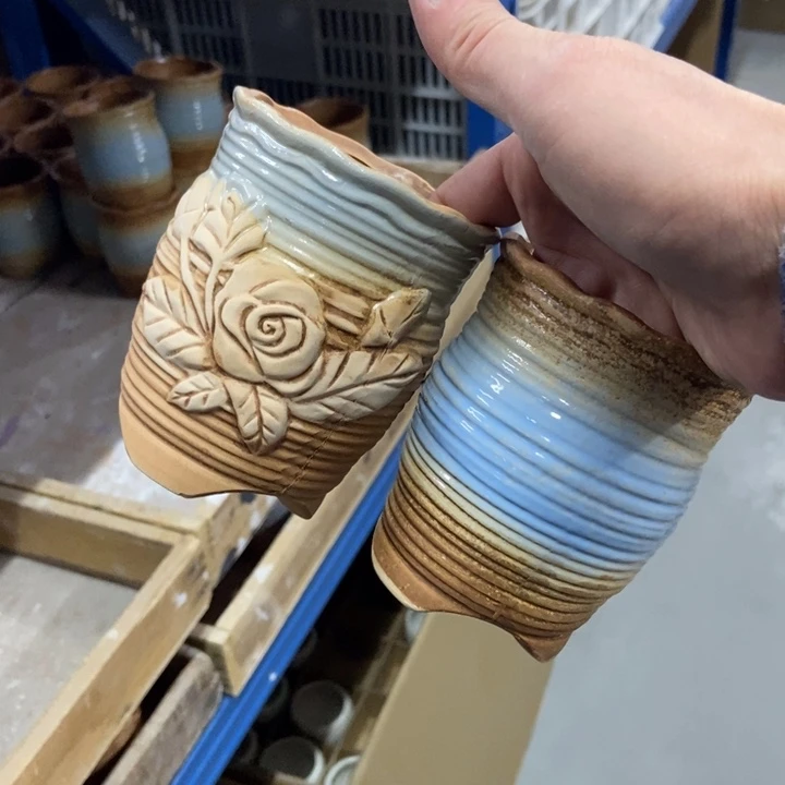 陶瓷花盆单场满9.9发8*10