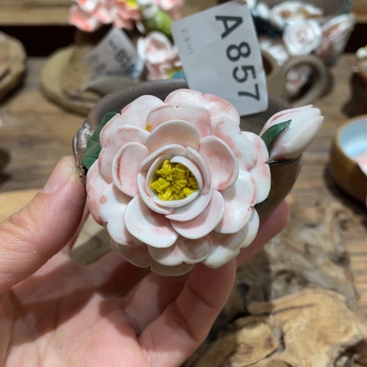 手工制作陶瓷茶具茶杯青蛙