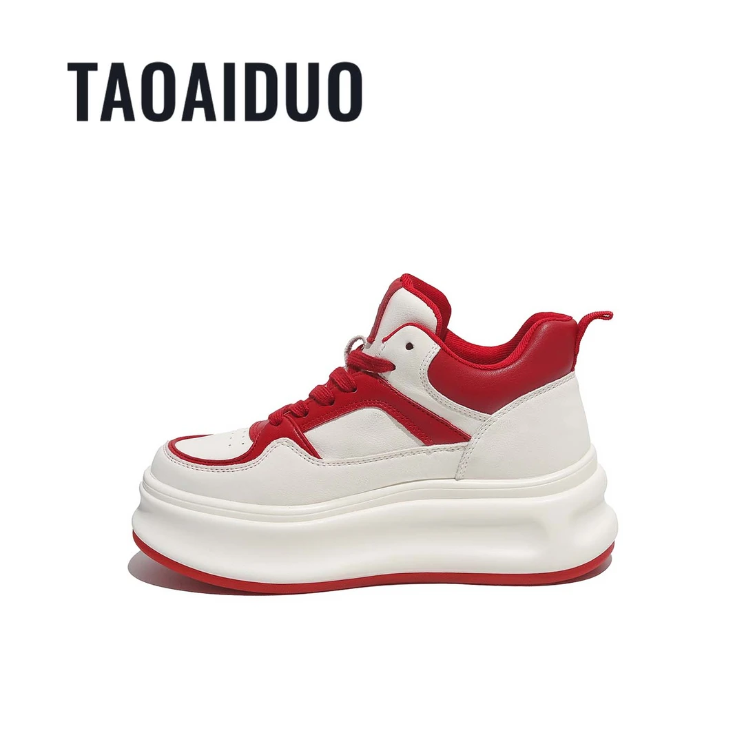 【婷婷●M高帮】 增高6cm时尚厚底增高潮流百搭女士潮鞋休闲鞋 811-8