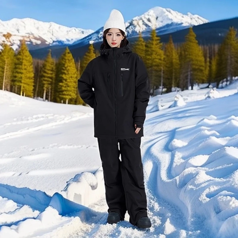 COSONE单双板男女滑雪服防风防水专业加厚耐寒保暖冬季滑雪衣套装