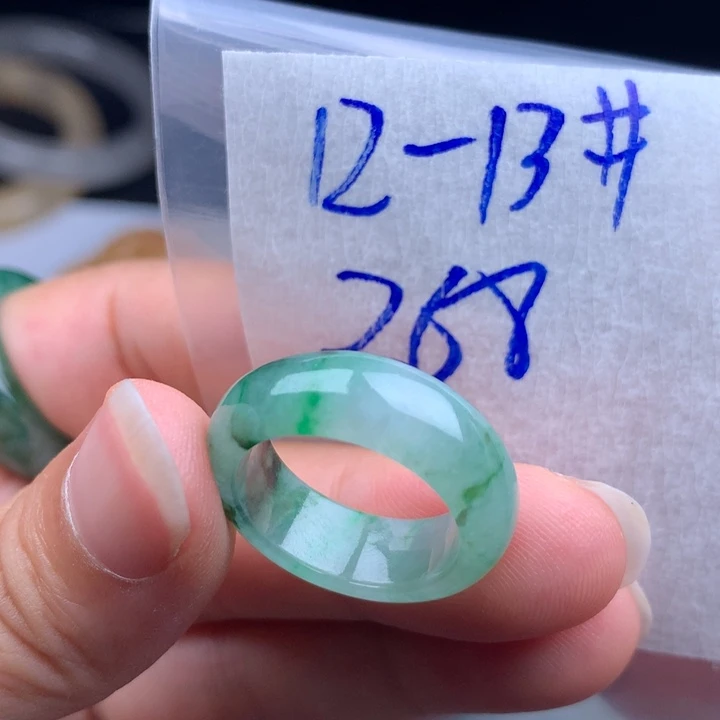 未镶嵌戒指翡翠戒圈