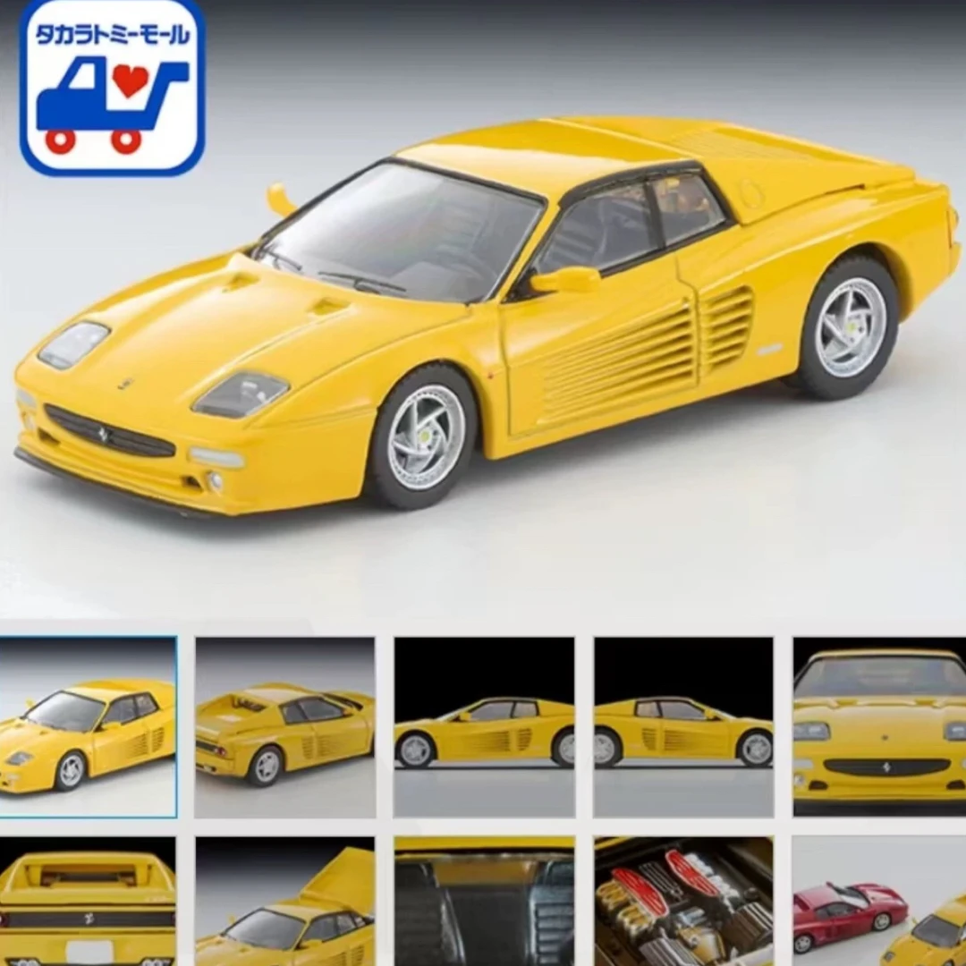 Tomytec TLV LV-Ferrari 法拉利 网限 F512 M 黄色车内摆件