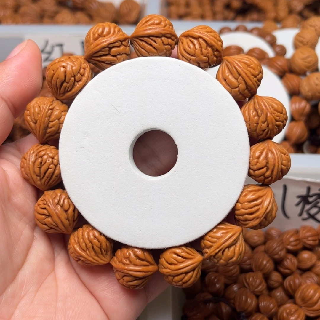 桃核把件17左右小苹果手串