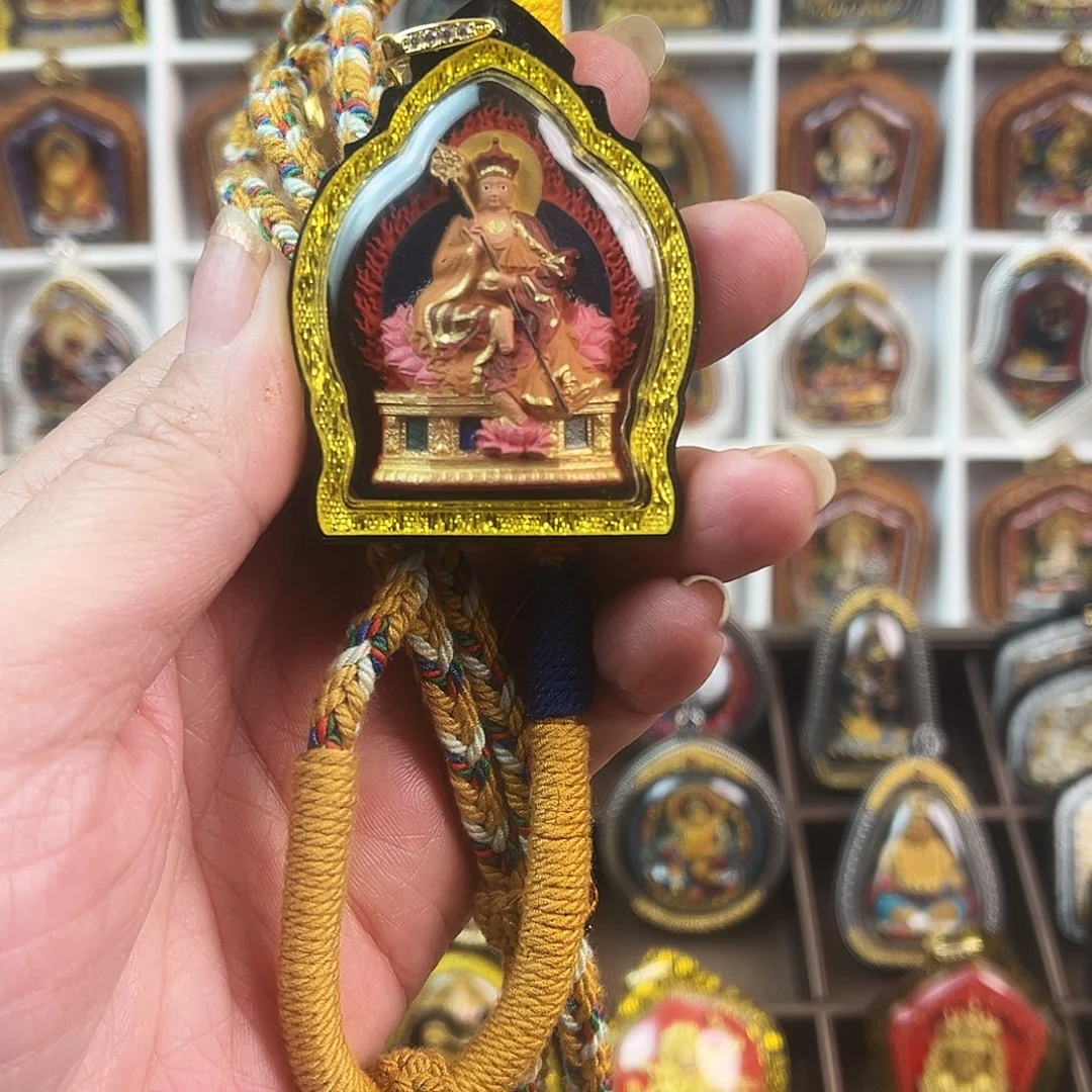 清***心泥塑亚克力彩绘地藏王