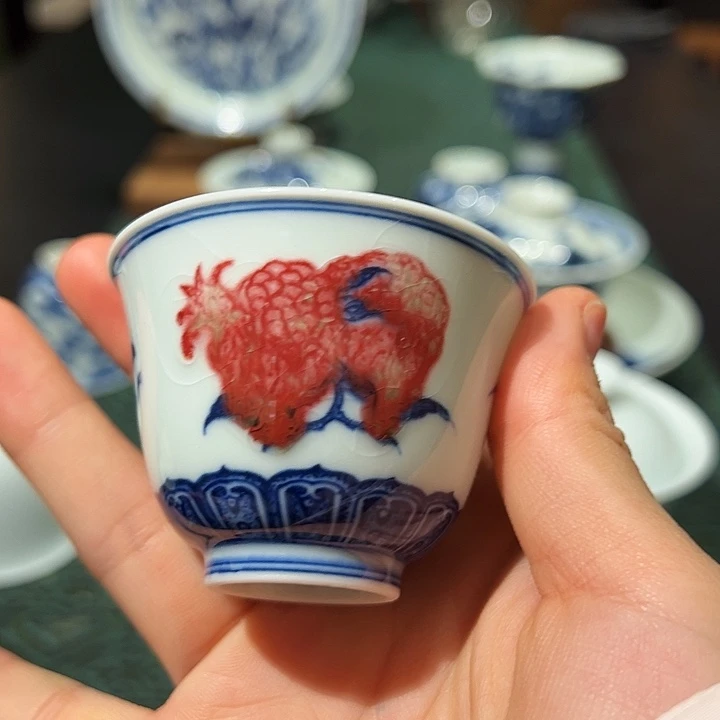 微瑕臻玉古坊原矿孔雀石釉里红