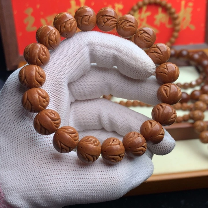 一****吊坠桃核龙纹桃核小苹果