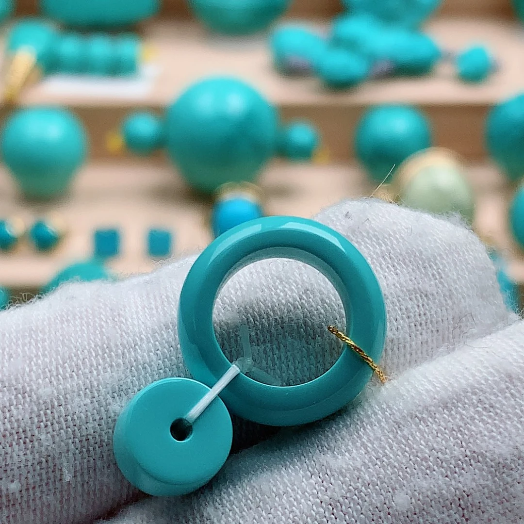 绿松石未镶嵌跑环