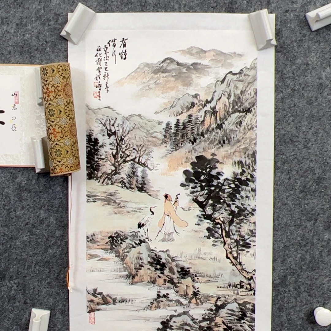 （rbzzx4461）有鹤偕行 书画
