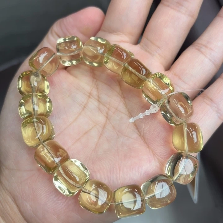 未镶嵌手链水晶黄水晶12