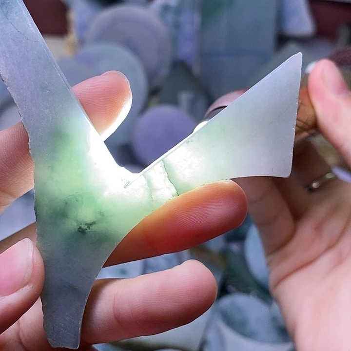 翡翠裸石纯天然翡翠