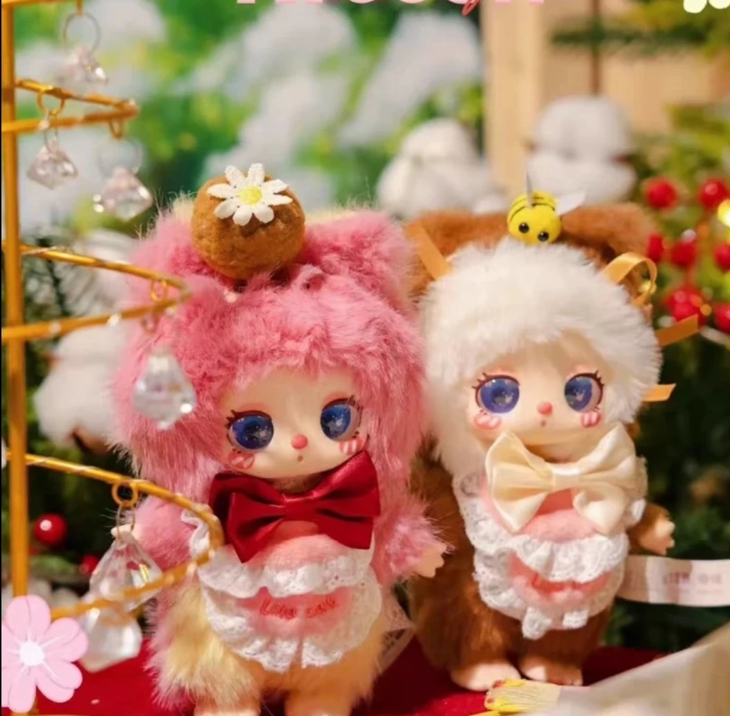 娃三岁莉拉4代甜品小猫搪胶毛绒公仔潮玩盲盒女生可爱礼物（代拆）