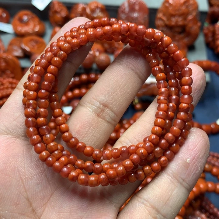 手串未镶嵌南红玛瑙4mm+