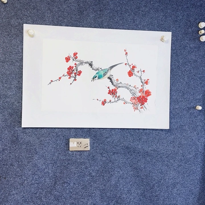 国画国画花鸟画作品