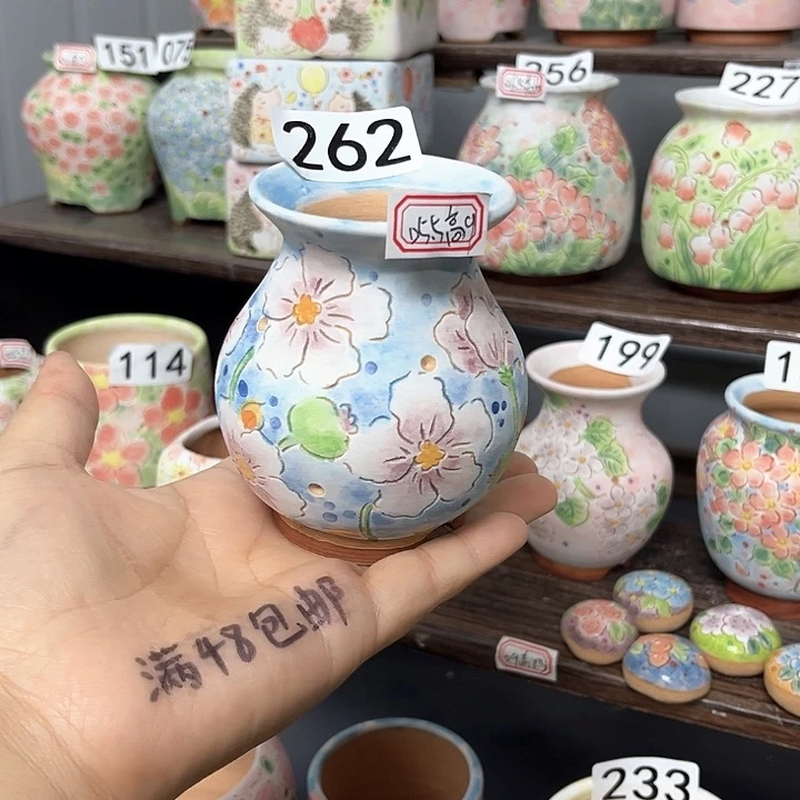 手工制作多肉花盆