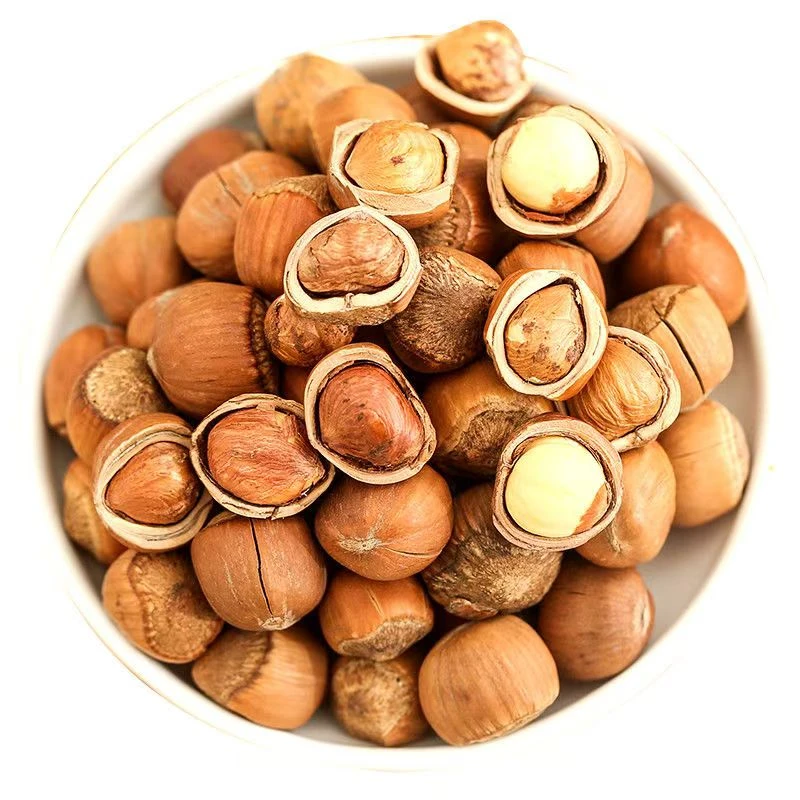 东北大榛子熟货笨炒大榛子皮薄香酥带夹子