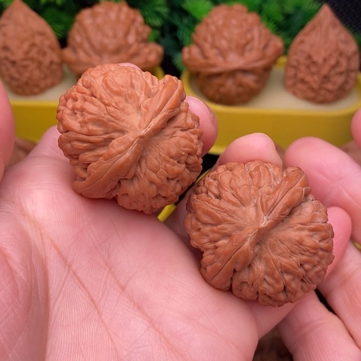 吊坠文玩核桃莲花狮子头38全品