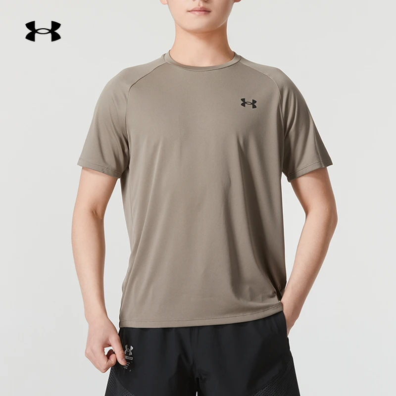 【恒速专属】安德玛运动短袖男装欧若风运动T恤衫透气休闲服1326413