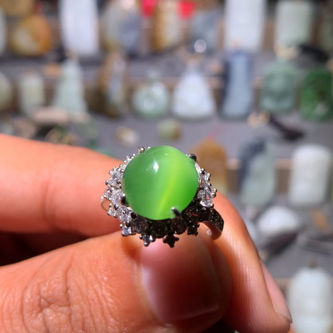 和田玉银S925镶嵌颈饰