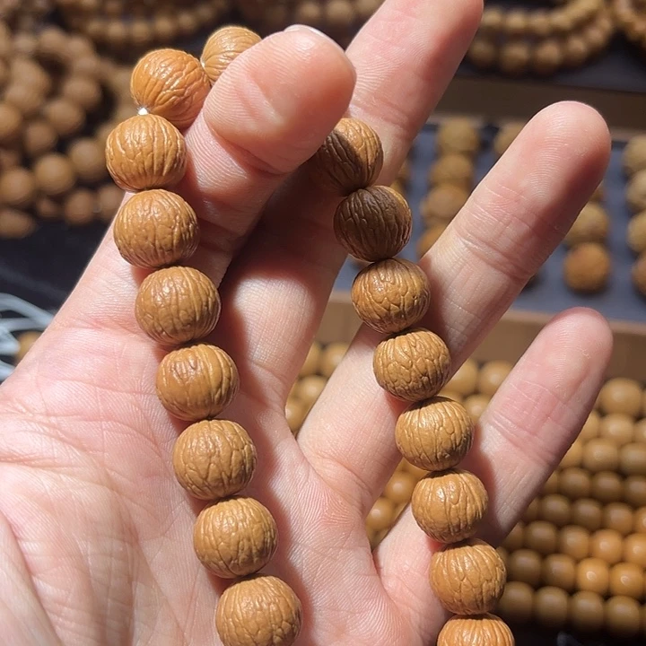 猴头核桃手串手****单13同尺凤羽手串