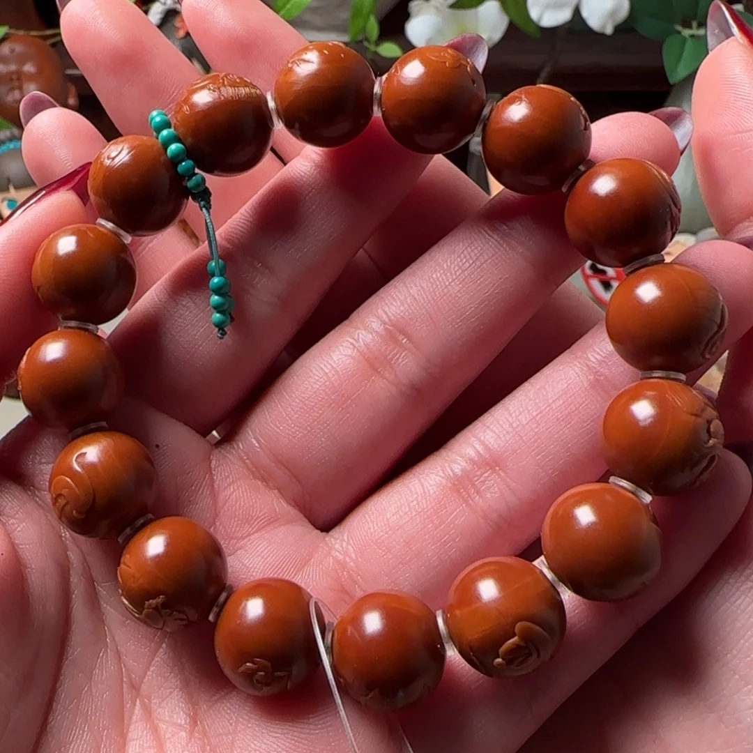 德***孑手串/手链橄榄核无相