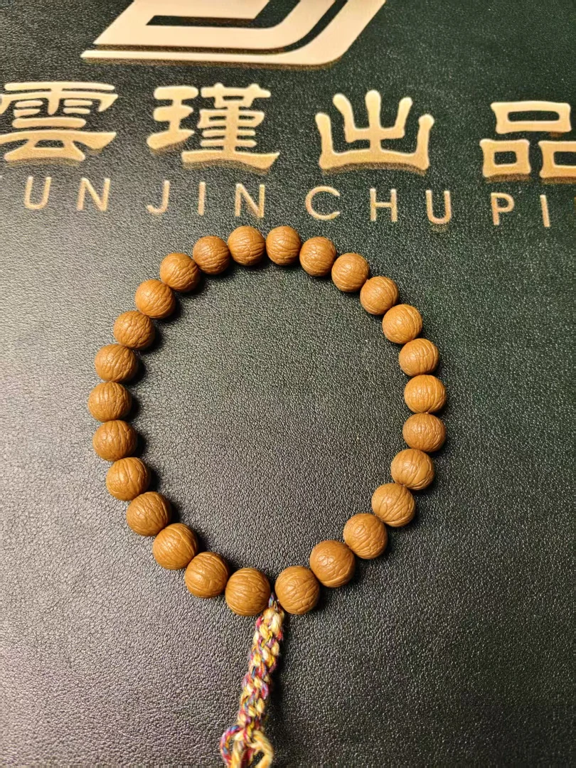 【雲瑾·原皮凤羽】尺寸11mm+全品无暇原皮猴头核桃手串