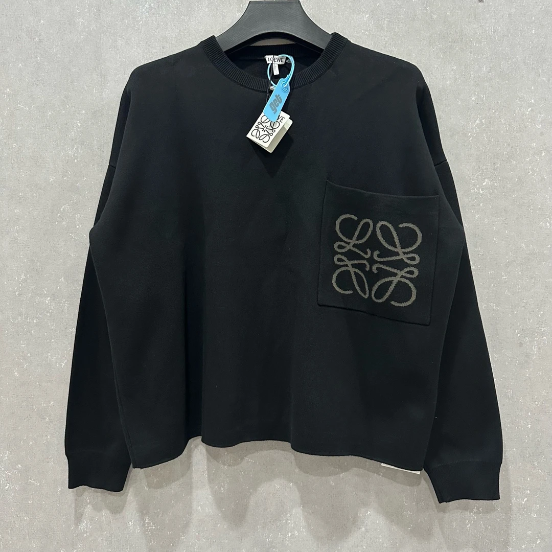 未使用 LOEWE/罗意威 徽标口袋宽松卫衣M码/005711