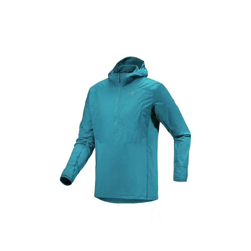 ARC'TERYX/始祖鸟gx Delta Hybrid Hoody 男款半拉链抓绒连帽外套