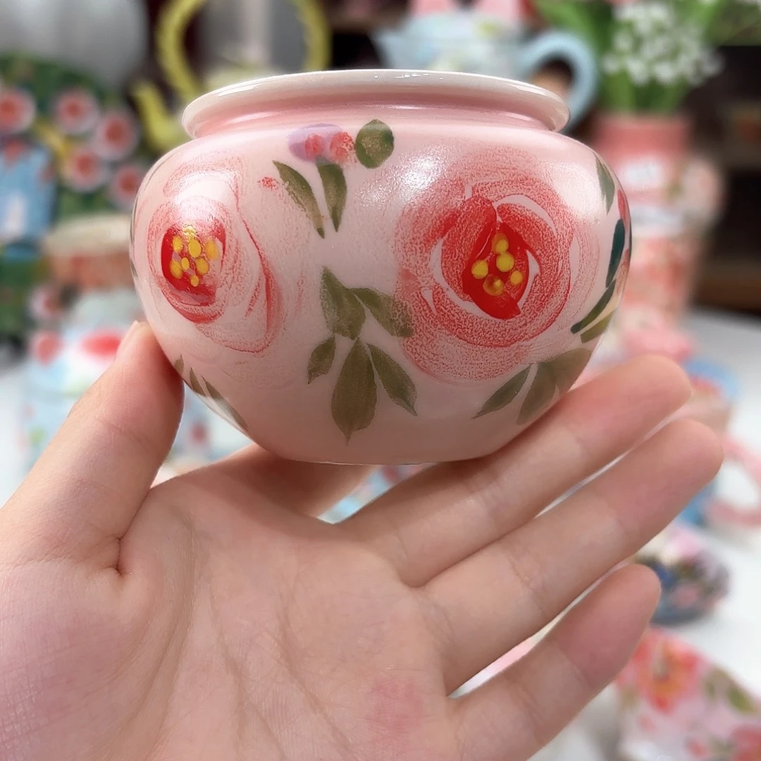 景德镇手绘高温釉下彩陶瓷茶具