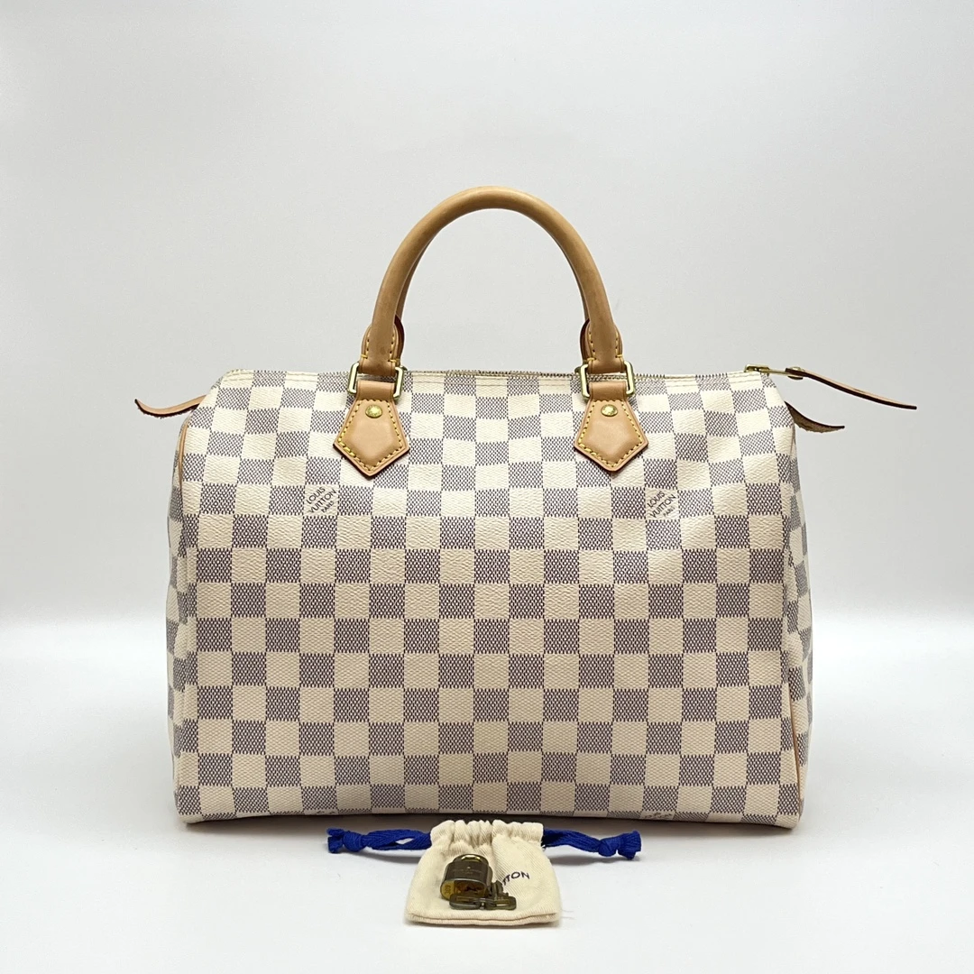 95新 LouisVuitton/路易威登 芯片款 speedy30手提包 12570
