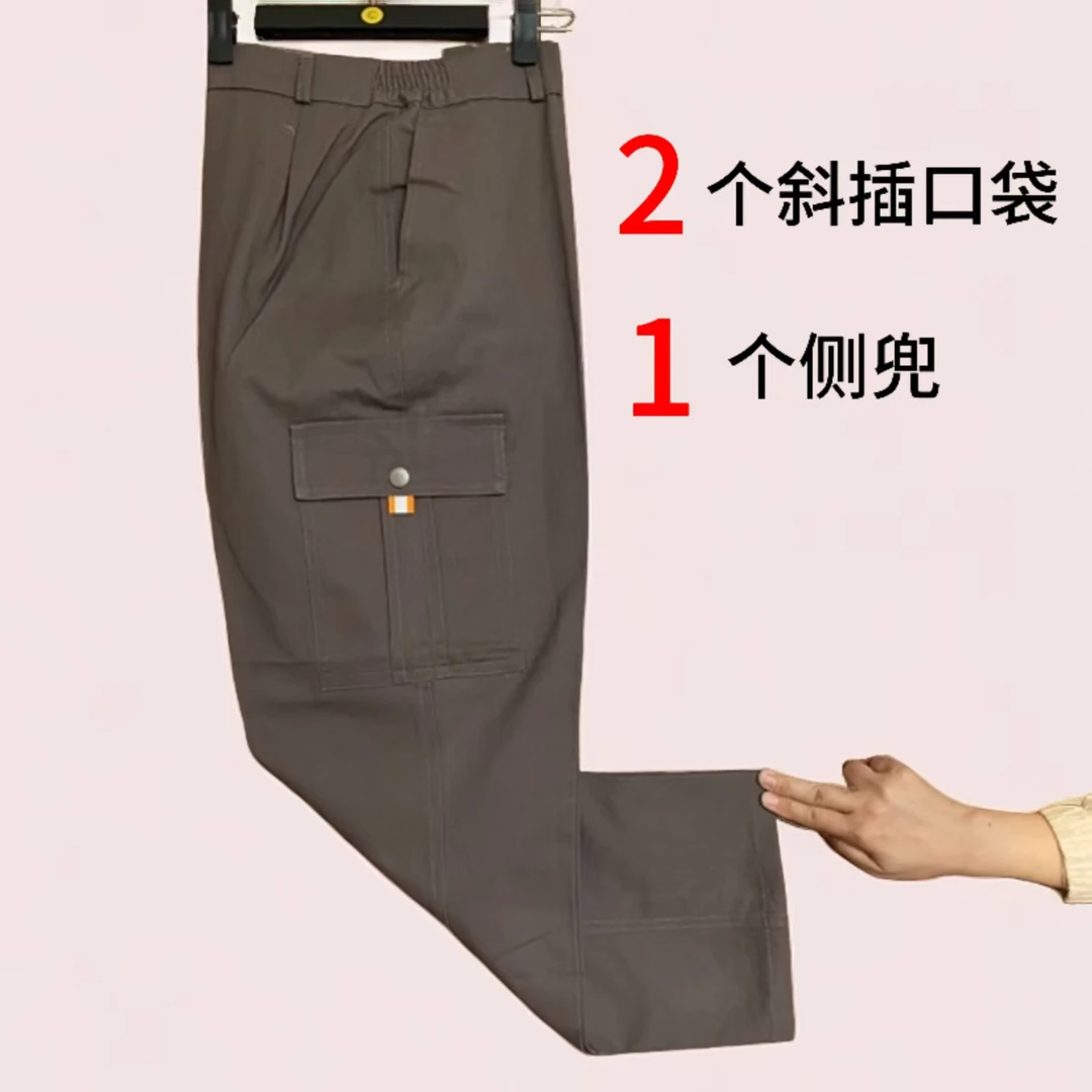 纯棉工装单裤子耐磨宽松大码电焊工透气劳保裤正版劳保裤工作服